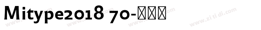 Mitype2018 70字体转换